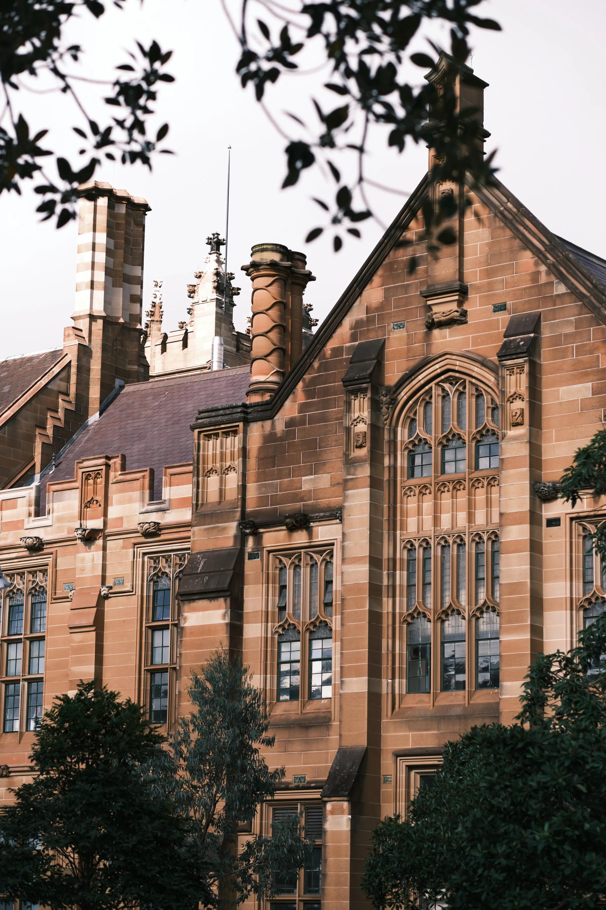 Sandstone Gables of the Old Quad