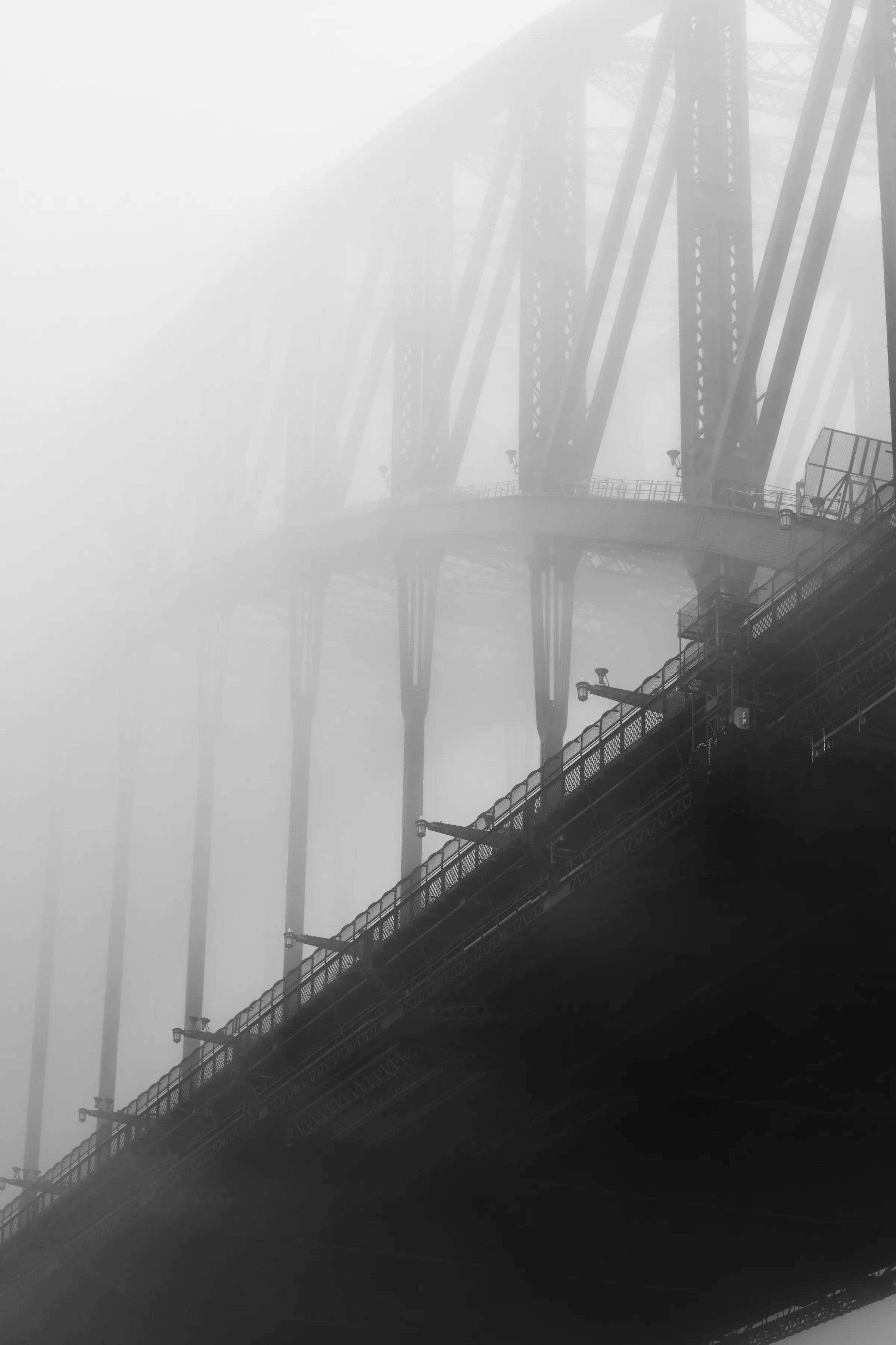 Harbour Bridge Lost in Fog