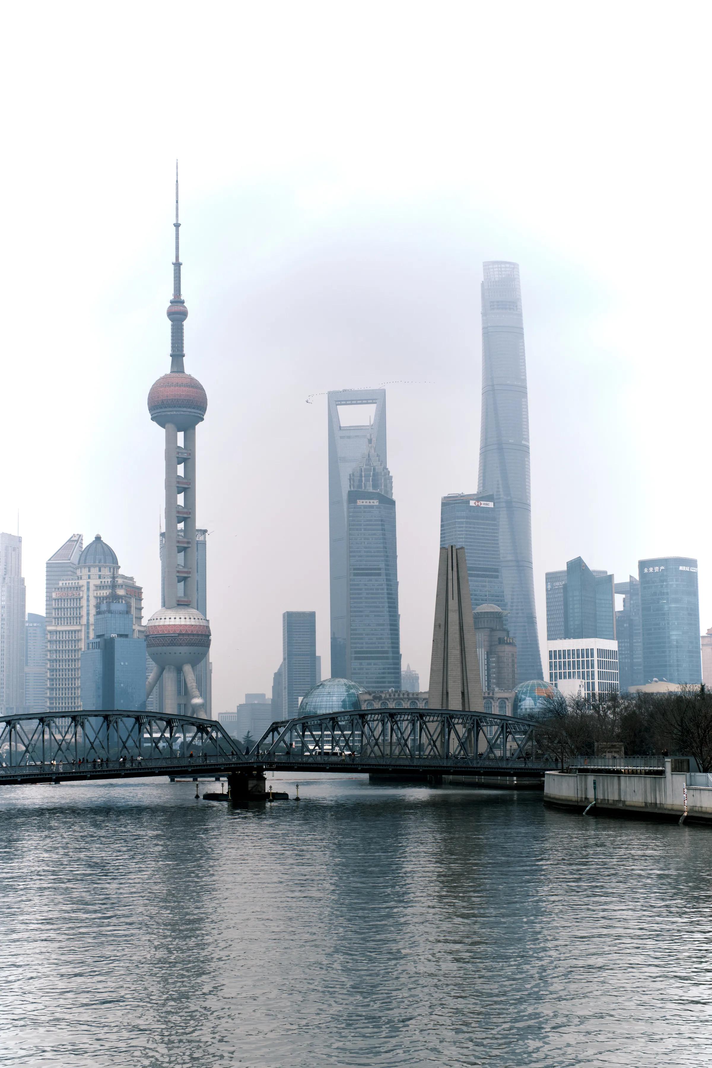 Pudong Beyond the Garden Bridge