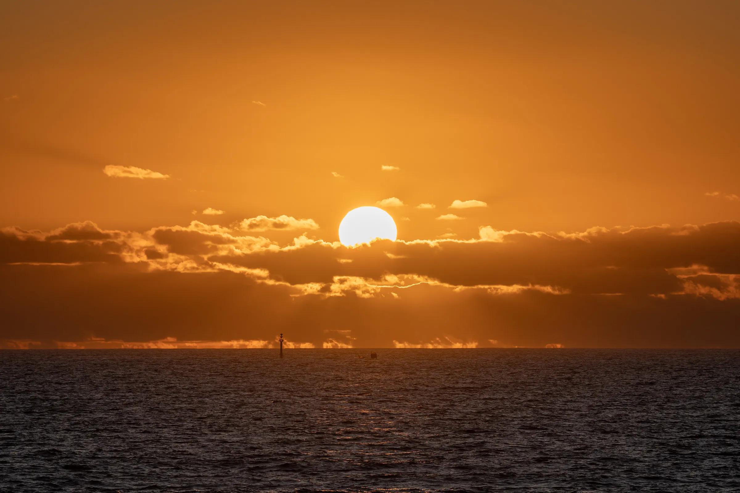 Sun Into the Indian Ocean