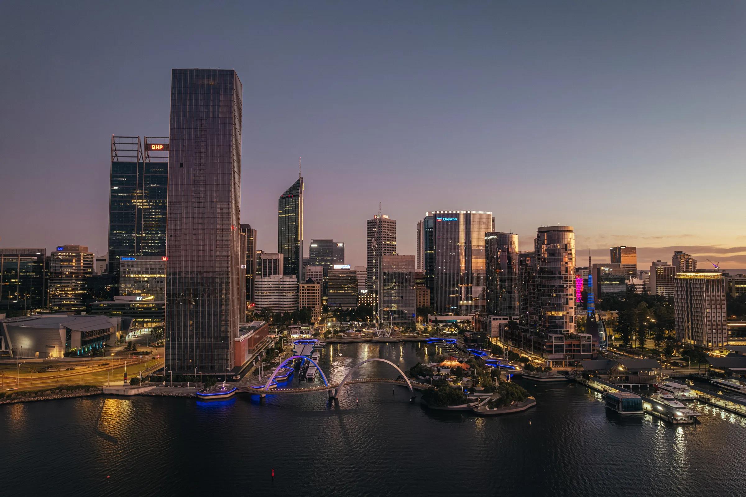 Elizabeth Quay at First Light