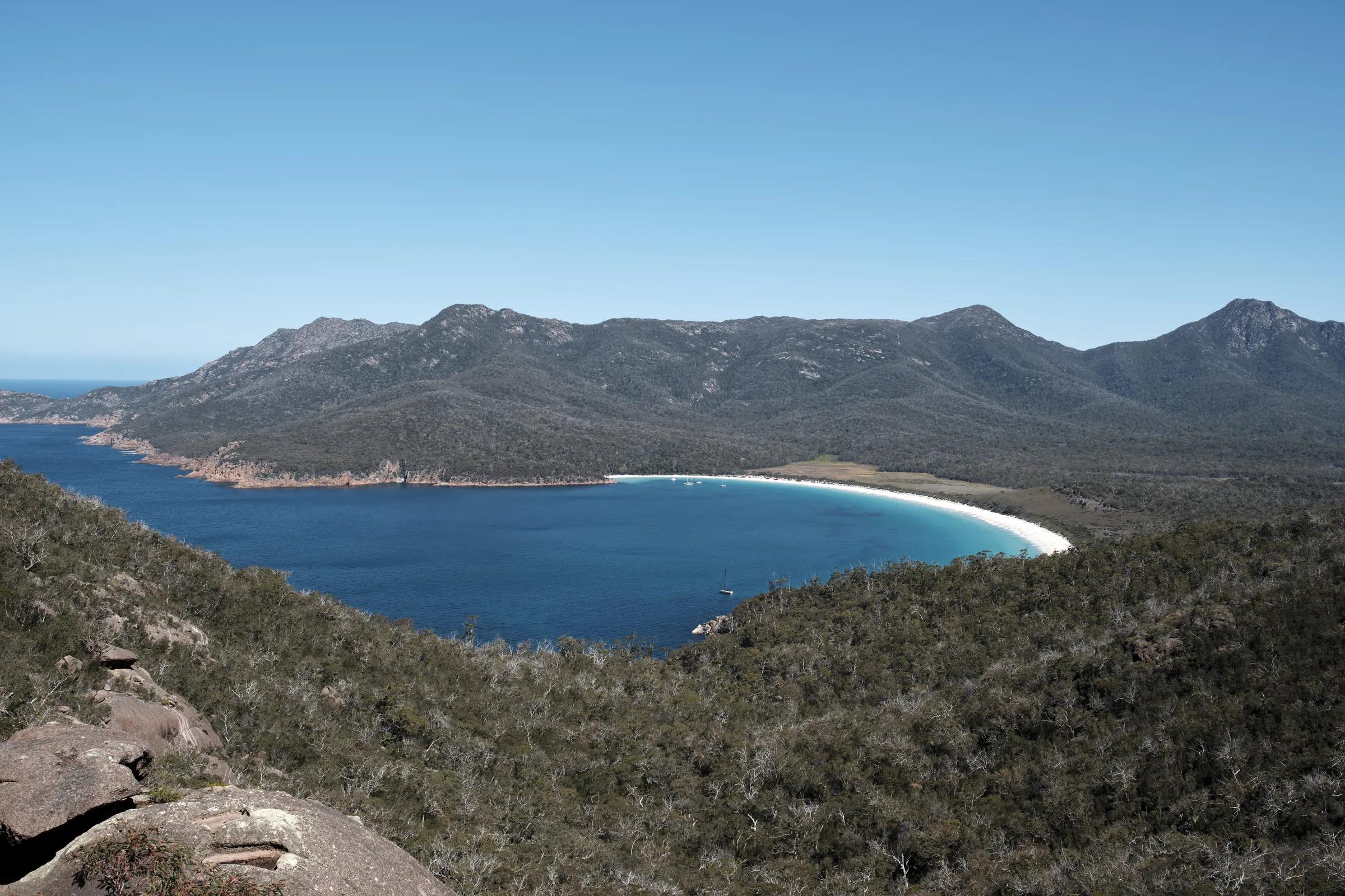 The Curve of Wineglass Bay