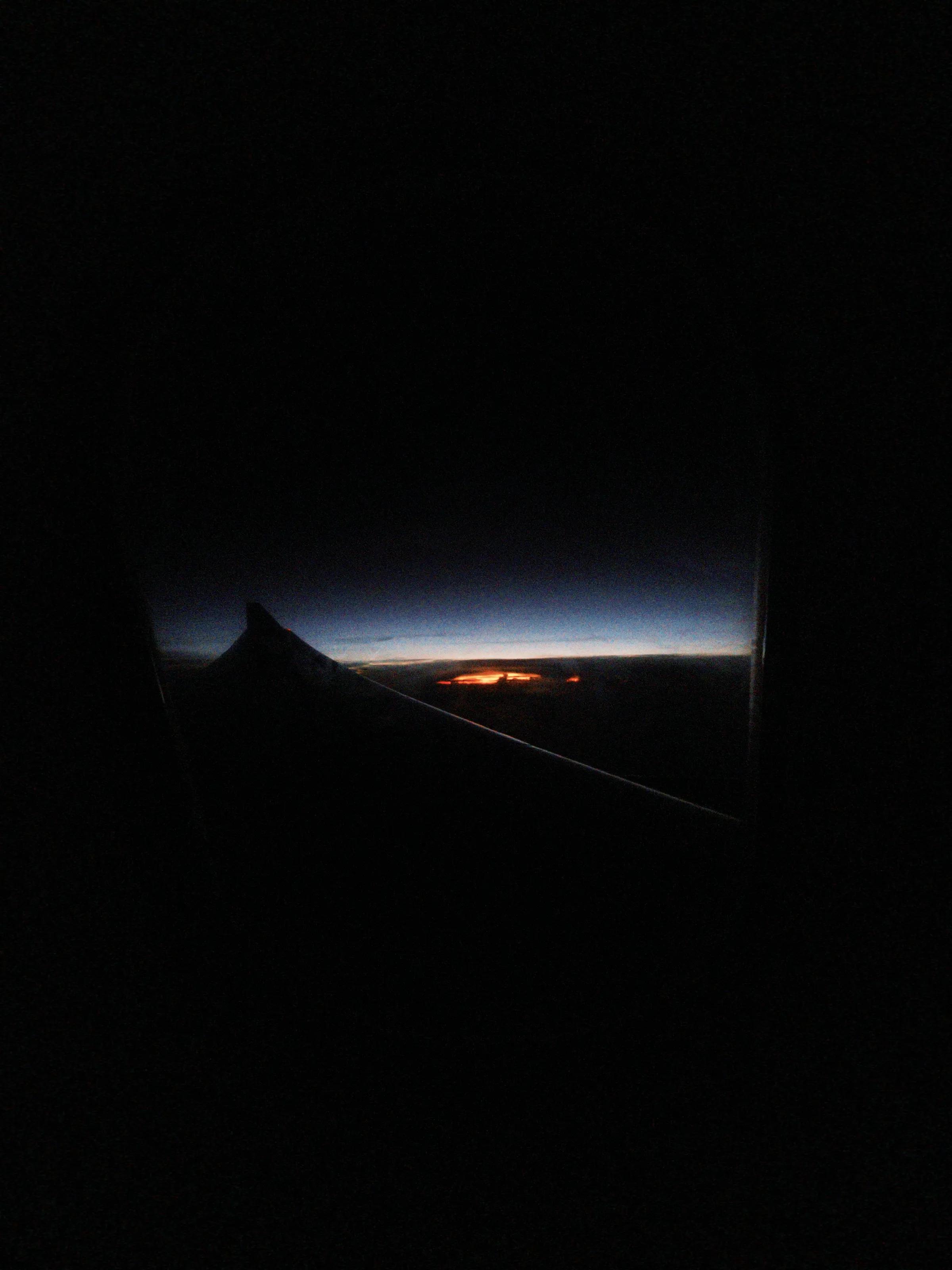 Dawn From the Window Seat