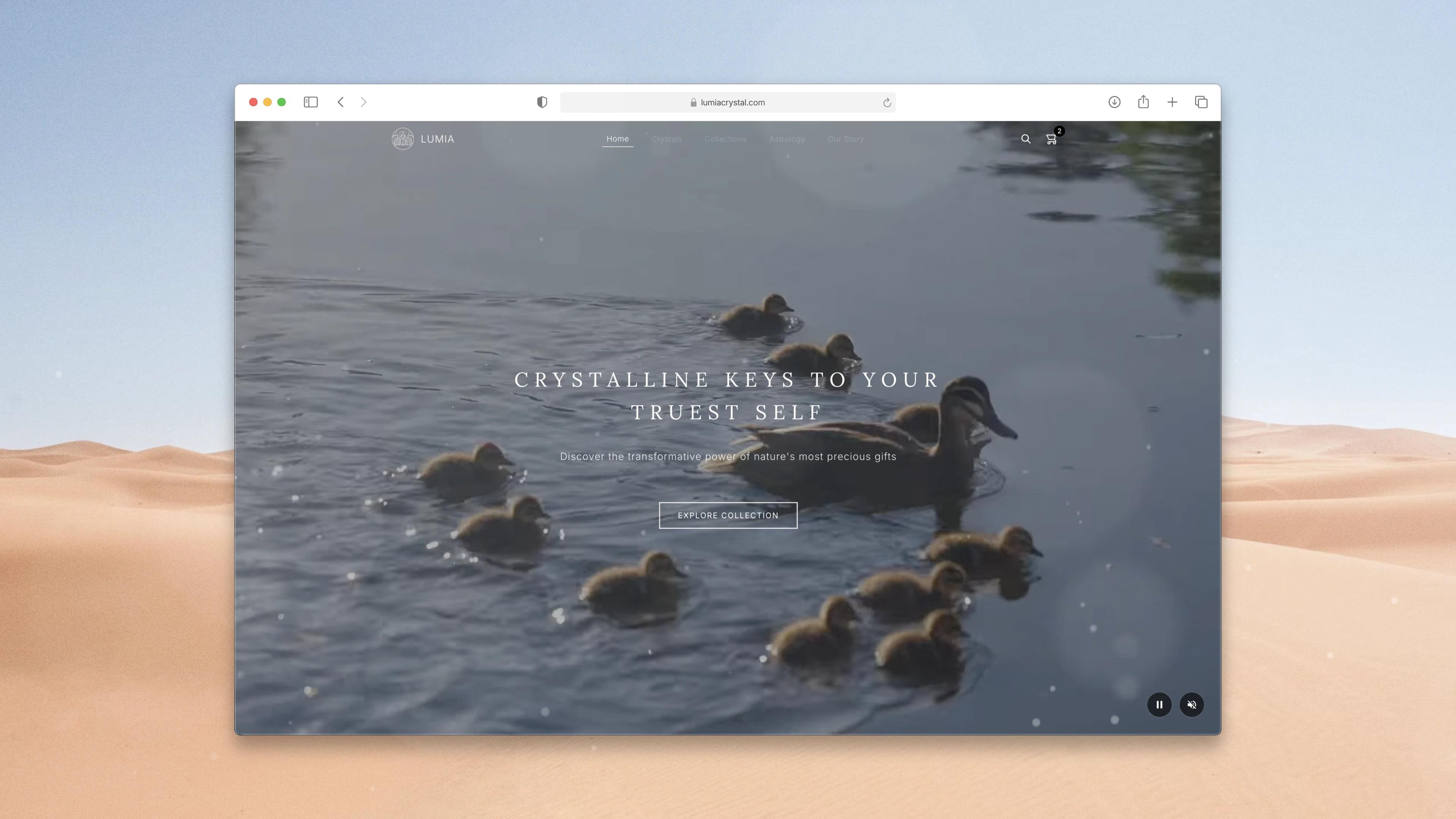 Lumia Crystal - E-commerce Platform